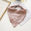 Simple Solid Color Satin Ribbon Headscarf for Women