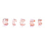 Fashion Geometric Alloy Plated C-Shaped Clip-On Earrings Set for Women