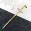 Unisex Chinoiserie Retro Geometric Sword Alloy Hairpin - Modern Ethnic Style Hanfu Headdress