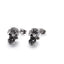 Hip-hop Retro Punk Skull Titanium Steel Stud Earrings