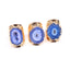 Exaggerated Irregular Agate Gemstone Gold Plated Open Ring