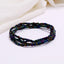 Wholesale Multi-Layer Geometric Seed Bead Plated Waist Chain