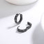 1 Pair Streetwear Geometric Sterling Silver Pixiu Hoop Earrings