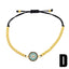 Fashion Evil Eye Blue Zircon Copper Bracelet