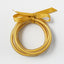 Casual Solid Color Bow Knot Gold Foil Women's Silicone Wristband Bracelet