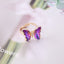 Fashion Gradient Butterfly Copper Adjustable Ring