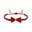 Bohemian Bow Knot Red Rope Women's Bracelet