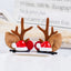 Cute Antlers Alloy Hair Clip and Headband for Christmas