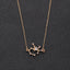 Fashion Symbol Starry Sky English Letter Twelve Constellation Alloy Necklace