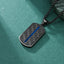 Hip-Hop Geometric Carbon Fiber Titanium Steel Men's Pendant Necklace