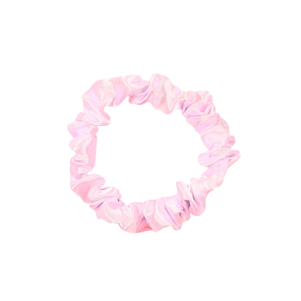 Satin Pleated Hair Tie and Silk Hair Ring Set