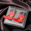 1 Pair Acrylic Christmas Tree Santa Claus Snowman Drop Earrings for Women