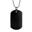 Fashion Stainless Steel Letter Pendant Necklace for Son - Personalized Dog Tag Gift