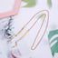 Fashion Geometric Alloy Shell Crystal Pearl Glasses and Mask Chain