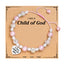 Casual Cross Heart Rhinestone Faux Pearl Rope Bracelet