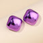 Candy Color Acrylic Round and Star Stud Earrings for Women