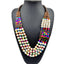 Casual Retro Multi-Layer Geometric Wood Bead Sweater Necklace