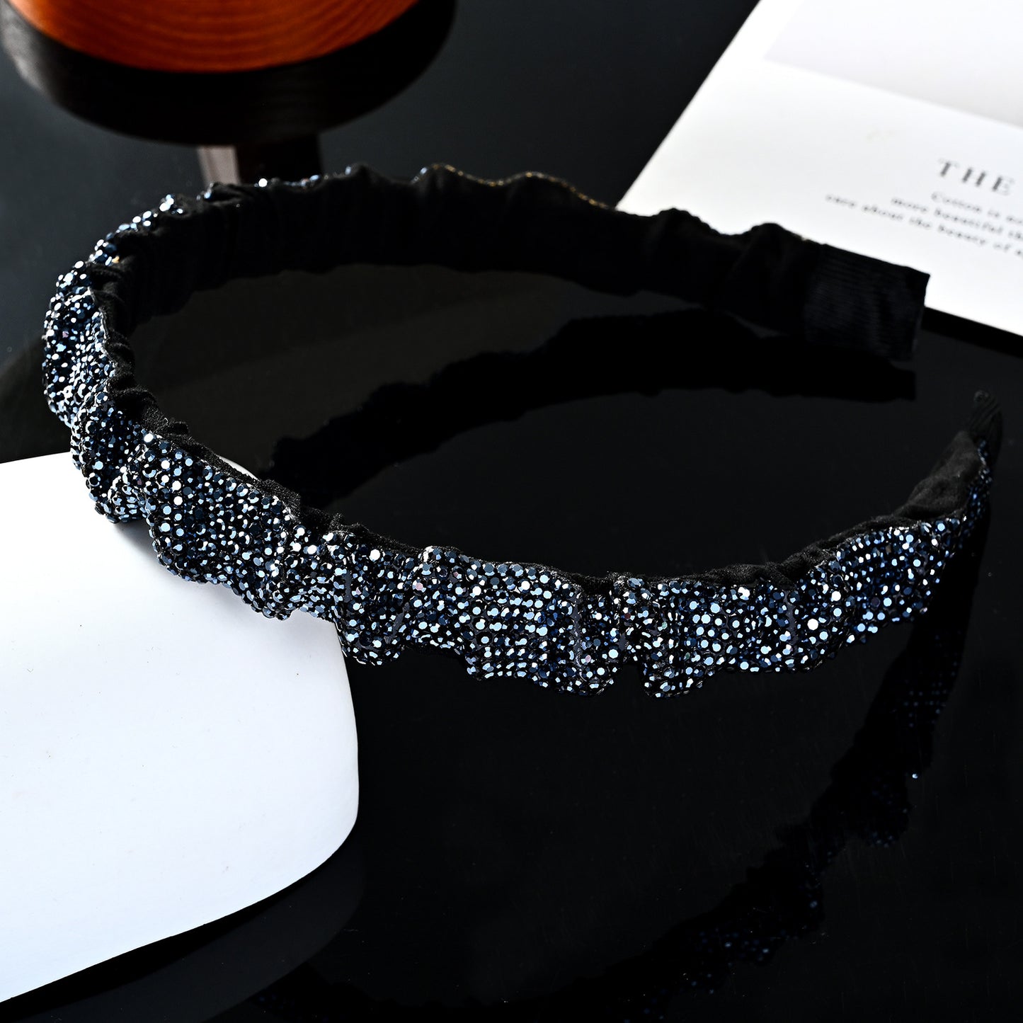 Retro Geometric Rhinestone Embellished Hairband