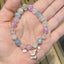 Cute Animal & Daisy Beaded Glass Bracelet for Women