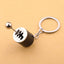 Simple Alloy Unisex Keychain with Creative Car Parts Design