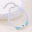 IG Style Modern Classic Blue Crystal Evil Eye Beaded Women's Bracelet 2024 Collection