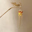 Chinoiserie Flower & Phoenix Lotus Tassel Hairpin for Hanfu