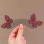 Lady Star Rhinestone Insert Comb for Hair Styling