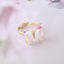 Fashion Gradient Butterfly Adjustable Copper Ring for Women