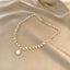 Elegant Pearl Rhinestone Pendant Necklace for Women