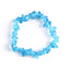 Fashion Irregular Natural Stone Beaded Bracelet with Colorful Crystal Chips