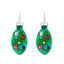 Fashion Christmas Tree Candy Cane Bell Drop Earrings for Women