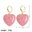 Fashion New Creative Butterfly Flower Sushi Smiley Alloy Earrings
