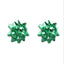 Simple Style Christmas Flower Bow Metal Women's Earrings