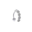 Heart Shape Zircon Inlay 316 Stainless Steel Belly Ring