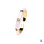 Fashion Enamel Geometric Copper Inlaid Zircon Open Ring Wholesale