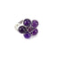 Handmade Winding Natural Crystal Stone Beaded Flower Adjustable Ring R21