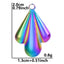 Simple Classic 304 Stainless Steel Leaf Pendant Necklace for Women