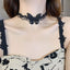 Sweet Floral Lace Embroidered Choker Necklace for Women