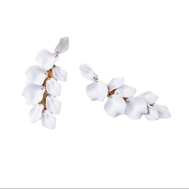 IG Style Retro Flower Arylic Plating Women'S Drop Earrings