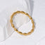 Minimalist 18k Gold Plated Stainless Steel Ring