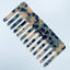 Retro Acrylic Marble Hair Comb - Anti-Static Ink Texture Hairdressing Tool for Women