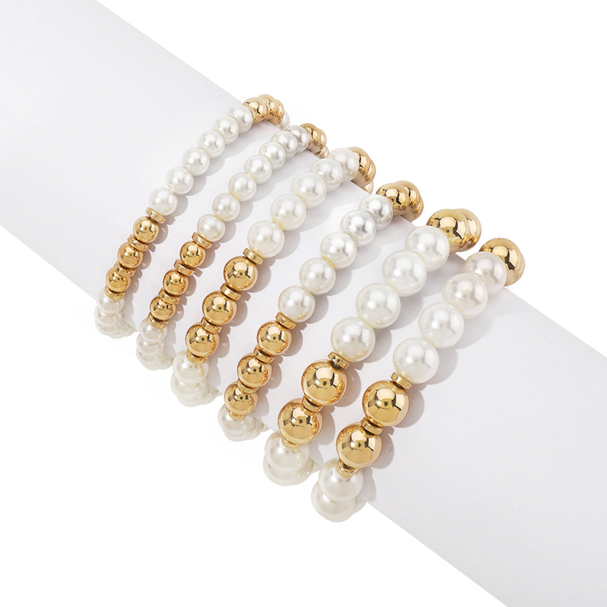 IG Style Multi-Layered Creative Pearl Bracelet Set