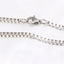 Wholesale Stainless Steel Box Chain Necklace - Multi-Color Plated Simple Layered Design