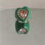 Colorful Enamel Heart-shaped Gemstone Ring - Bold Fashion Design