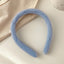 Women's Vintage Candy Color Plush Wide Hairband