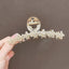 Women's Floral Rhinestone Pearl Hair Claw Clip