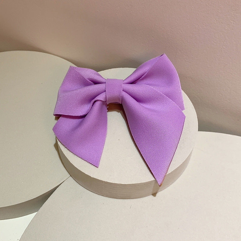 Women's Handmade Bow Knot Hair Clip and Tie - Colorful Korean Style Hair Accessory