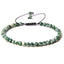 Casual Natural Agate Stone Adjustable Knitting Bracelet