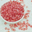 50 PCS 6mm Premium Transparent Frosted Glass Round Beads for DIY Jewelry Making