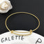 Adjustable Classic Round Solid Color Women's Bangle Bracelet